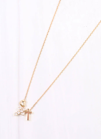 Emmons Mini Charms Necklace GOLD: Default