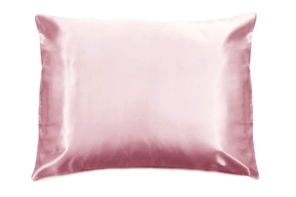 Pink Opalescent Gift Box with Bow - QN/STD Satin Pillowcase : Lilac