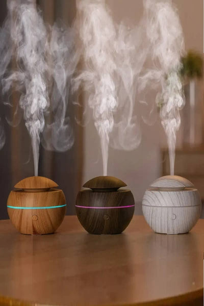 ,,,,_....Tik Tok Humidifier Aroma Diffuser: LIGHT WOOD-171824 / OS
