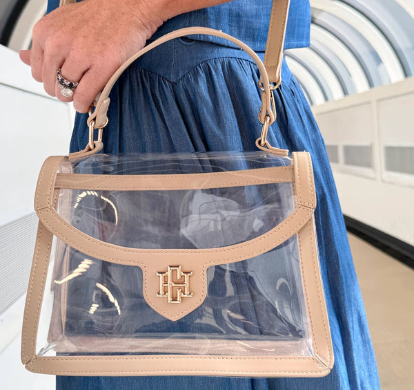 Morgan Clear Bag Nude