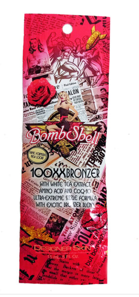 Designer Skin Bombshell Ultra-Extreme Sizzle Formula with Exotic Bronzer Blend Tanning Lotion
Size: 13.5 fl oz