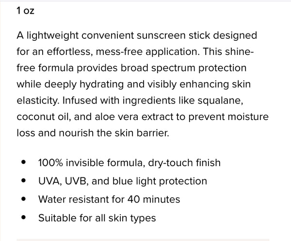 DRMTLGY Hydra Face Stick SPF 34