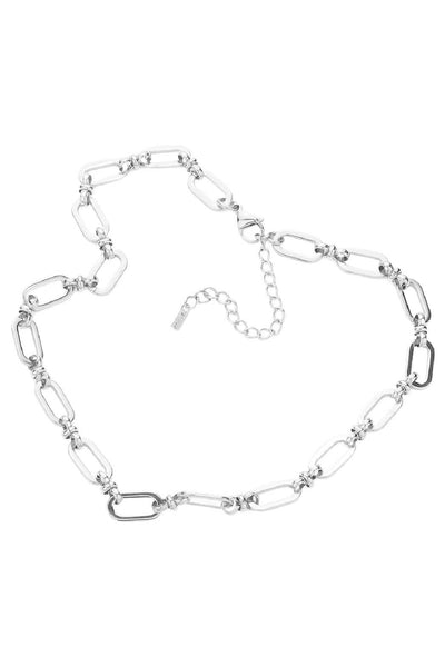 Ovals and Bows Necklace: Yellow Gold