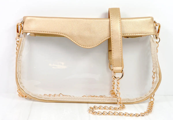 Caroline Hill Madi Clear Bag Bundle in Nude