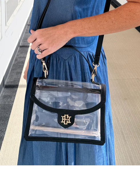 Morgan Clear Bag Black