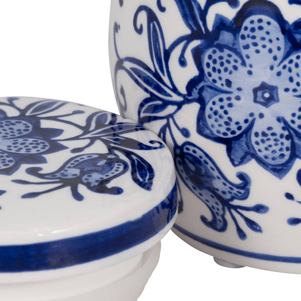 Scented Candle - Lavender Verbena Wax Chinoiserie Lid,8 Oz.