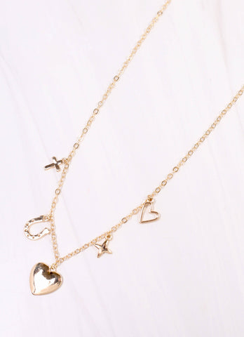 Sprouse Charm Necklace GOLD: Default