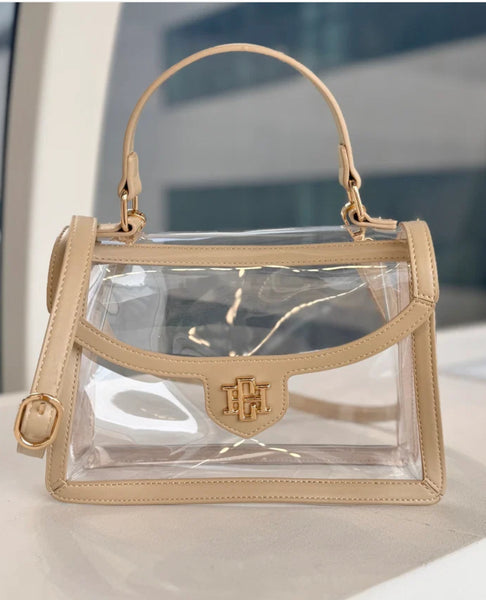 Morgan Clear Bag Nude
