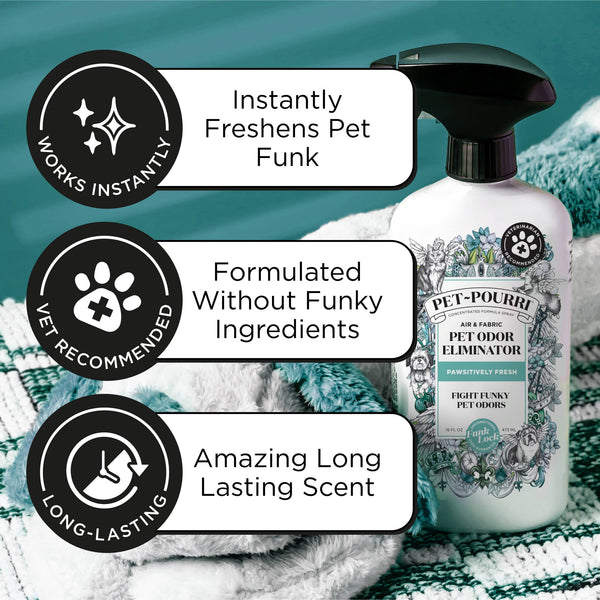 Pet Pourri Pawsitively Fresh Air+Fabric Odor Refresher 16oz