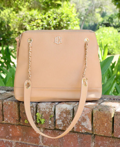 Caroline Hill Tan Teegan Tote