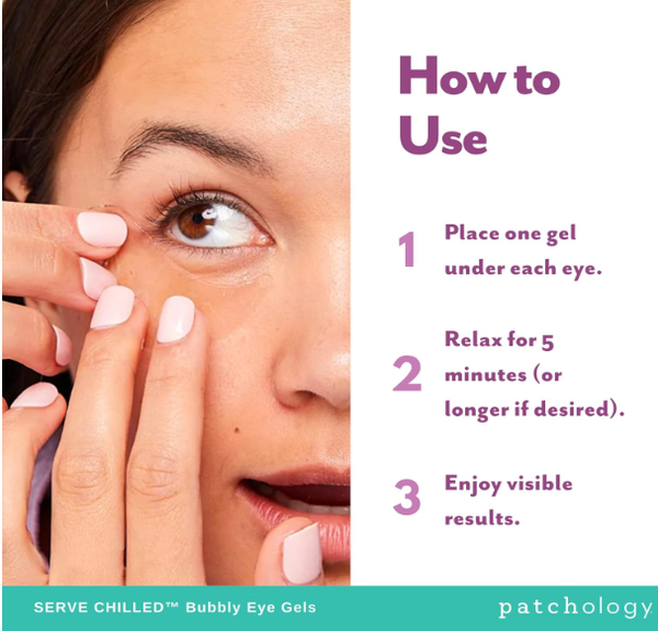 UNDER EYE Bubbly Eye Gels Patches with Niacinamide