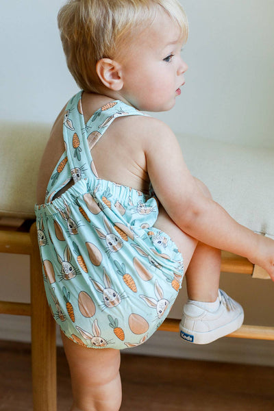 Blue Bunny Bamboo Sun Bubble with Adjustable Straps: 3/6 Months