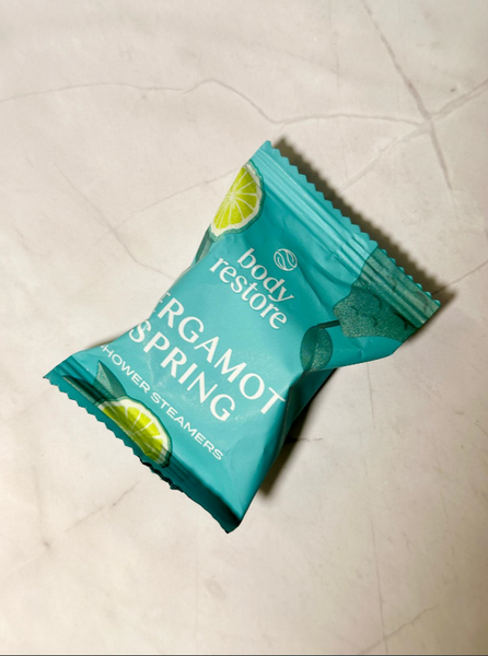 BODY RESTORE Shower Steamer Single Use Bath Bomb Self Care: LAVENDER