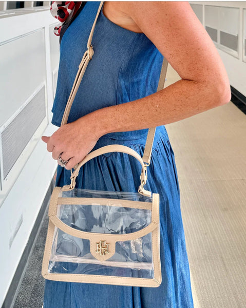 Morgan Clear Bag Nude