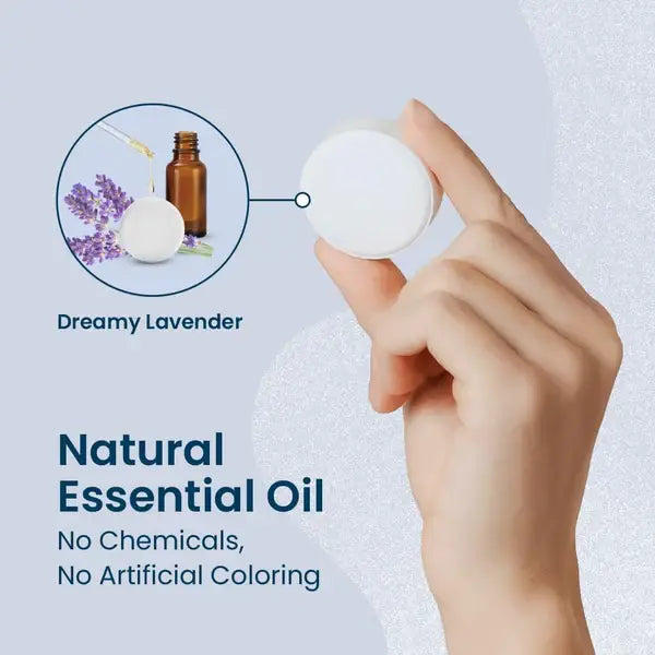 BODY RESTORE Shower Steamer Single Use Bath Bomb Self Care: LAVENDER