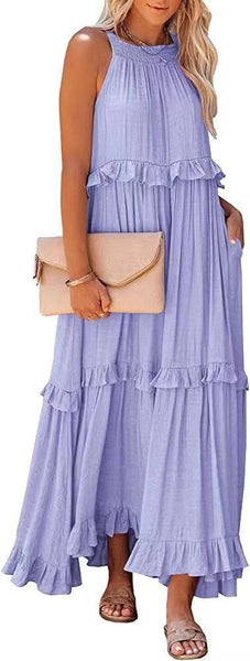 Temperament long floor skirt Cake skirt dress: APRICOT / (M) 1