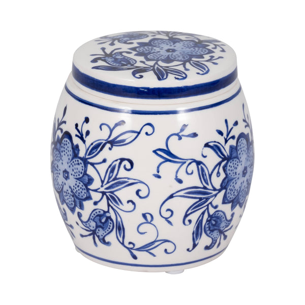 Scented Candle - Lavender Verbena Wax Chinoiserie Lid,8 Oz.