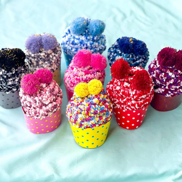 Cozy Cupcake Socks | 9 Colors: Confetti