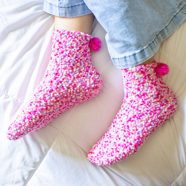 Cozy Cupcake Socks | 9 Colors: Confetti