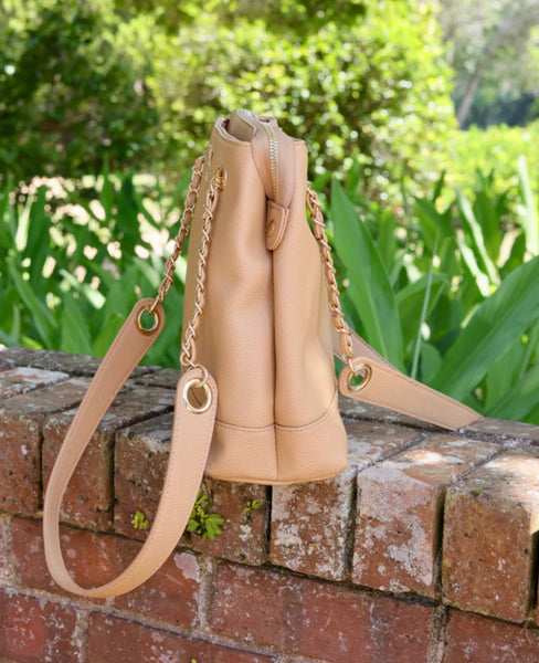 Caroline Hill Tan Teegan Tote
