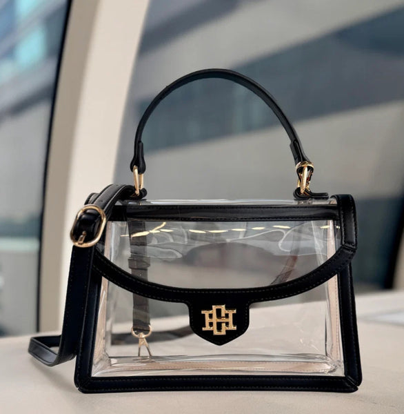 Morgan Clear Bag Black