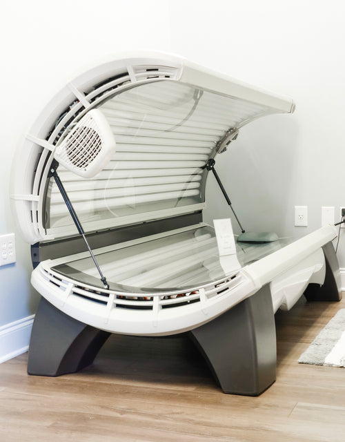 An image of our RenuvaSkin L3200 by ProSun Full Body Lay Down Red Light Bed