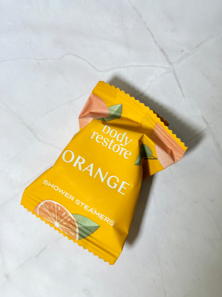 BODY RESTORE Shower Steamer Single Use Bath Bomb Self Care: EUCALYPTUS MINT