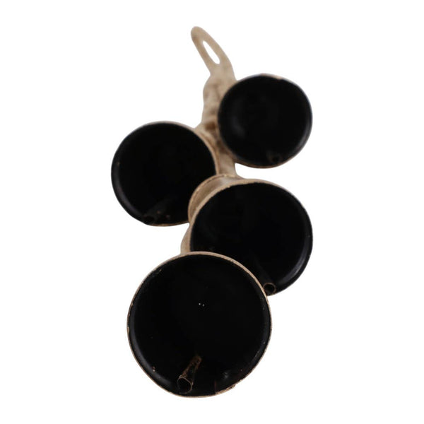 28x3" Hanging Cone Bells Cluster, Gold
