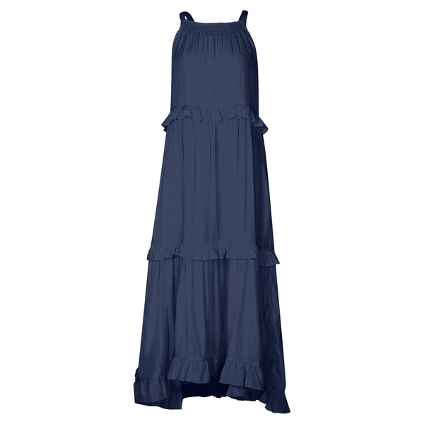 Temperament long floor skirt Cake skirt dress: APRICOT / (M) 1