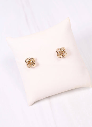 Rebekah Knot Earring GOLD: Default