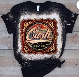 Johnny cash bleached tee