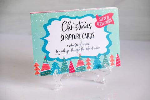 Holiday Scripture Card Collection with Display Stand