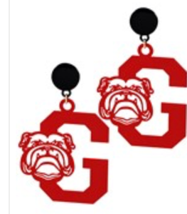 Georgia Bulldogs Earrings