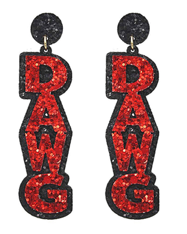 Glitter DAwg Earrings