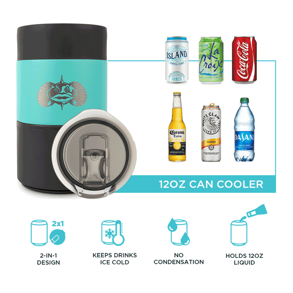 NON-TIPPING CAN COOLER